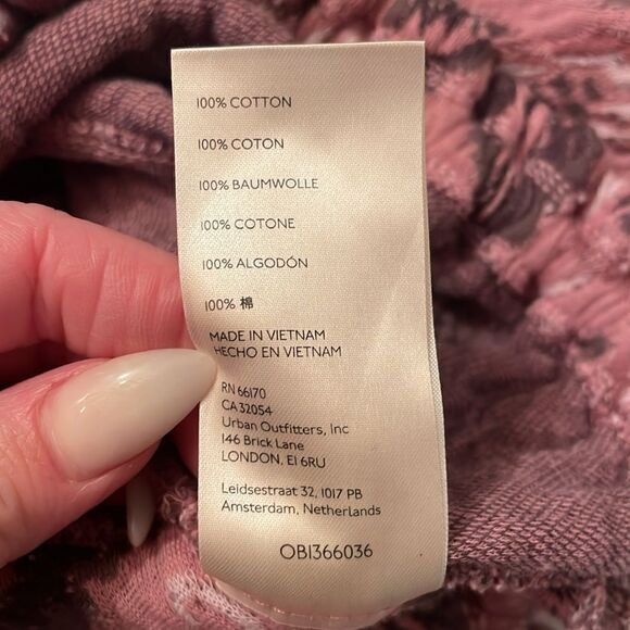 Free People Women's No Ordinary Top | purple | size M - Picture 8 of 8